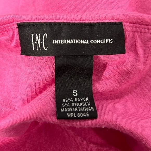 {INC} Pink Ruffled Tube Top - Picture 3 of 3